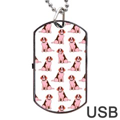 Dog Animal Pattern Dog Tag Usb Flash (one Side)