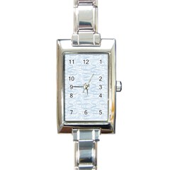 Wind Waves Grey Rectangle Italian Charm Watch by Alisyart