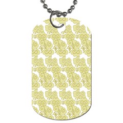 Waves Flower Dog Tag (one Side) by Alisyart