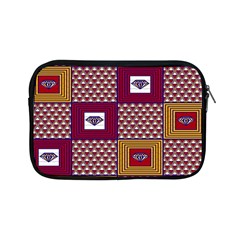 African Fabric Diamon Chevron Yellow Pink Purple Plaid Apple Ipad Mini Zipper Cases by Alisyart