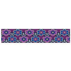 African Fabric Flower Purple Flano Scarf (small) by Alisyart