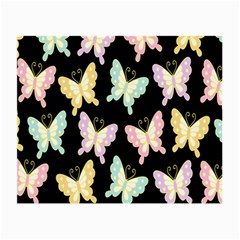 Butterfly Fly Gold Pink Blue Purple Black Small Glasses Cloth