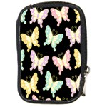 Butterfly Fly Gold Pink Blue Purple Black Compact Camera Cases Front
