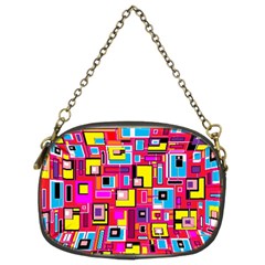 File Digital Disc Red Yellow Rainbow Chain Purses (two Sides) 