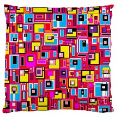 File Digital Disc Red Yellow Rainbow Large Flano Cushion Case (two Sides) by Alisyart