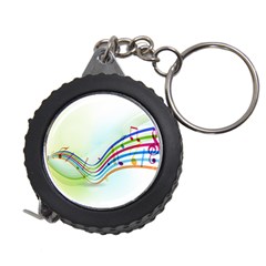 Color Musical Note Waves Measuring Tapes