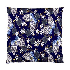 Butterfly Iron Chains Blue Purple Animals White Fly Floral Flower Standard Cushion Case (two Sides)
