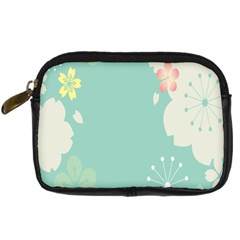 Flower Blue Pink Yellow Digital Camera Cases