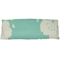 Flower Blue Pink Yellow Body Pillow Case Dakimakura (two Sides)