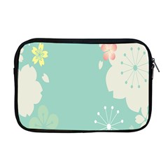 Flower Blue Pink Yellow Apple Macbook Pro 17  Zipper Case