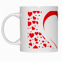 Love Red Hearth White Mugs