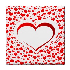 Love Red Hearth Face Towel