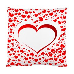 Love Red Hearth Standard Cushion Case (One Side)