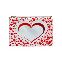 Love Red Hearth Cosmetic Bag (Medium) 