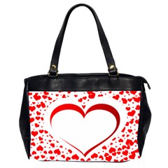 Love Red Hearth Office Handbags (2 Sides) 