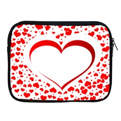 Love Red Hearth Apple Ipad 2/3/4 Zipper Cases by Amaryn4rt