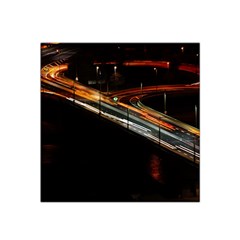 Highway Night Lighthouse Car Fast Satin Bandana Scarf