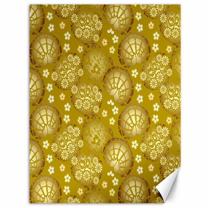 Flower Arrangements Season Gold Canvas 36  x 48  