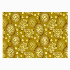 Flower Arrangements Season Gold Large Glasses Cloth (2-side)