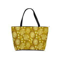 Flower Arrangements Season Gold Shoulder Handbags