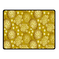 Flower Arrangements Season Gold Fleece Blanket (small)