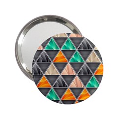 Abstract Geometric Triangle Shape 2 25  Handbag Mirrors by Amaryn4rt