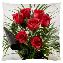 Red Roses Roses Red Flower Love Standard Flano Cushion Case (one Side) by Amaryn4rt