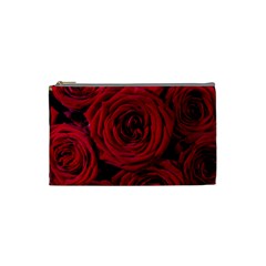 Roses Flowers Red Forest Bloom Cosmetic Bag (small) 