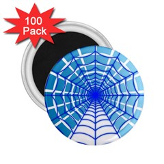 Cobweb Network Points Lines 2 25  Magnets (100 Pack)  by Amaryn4rt