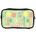 Flower Arrangements Season Pink Yellow Red Rose Sunflower Toiletries Bags Front