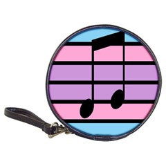 Music Gender Pride Note Flag Blue Pink Purple Classic 20-cd Wallets