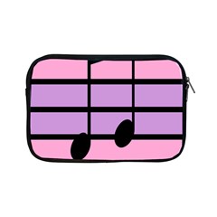 Music Gender Pride Note Flag Blue Pink Purple Apple Ipad Mini Zipper Cases