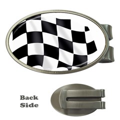 Flag Chess Corse Race Auto Road Money Clips (oval)  by Amaryn4rt