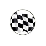 Flag Chess Corse Race Auto Road Hat Clip Ball Marker (10 pack) Front