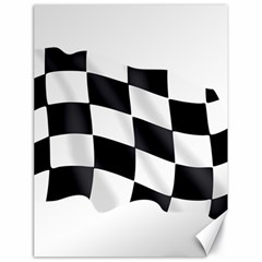 Flag Chess Corse Race Auto Road Canvas 18  X 24   by Amaryn4rt