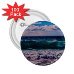 Wave Foam Spray Sea Water Nature 2.25  Buttons (100 pack)  Front