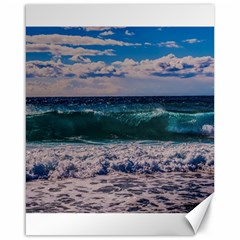 Wave Foam Spray Sea Water Nature Canvas 16  X 20   by Amaryn4rt