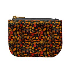 Pattern Background Ethnic Tribal Mini Coin Purses