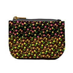 Flowers Roses Floral Flowery Mini Coin Purses