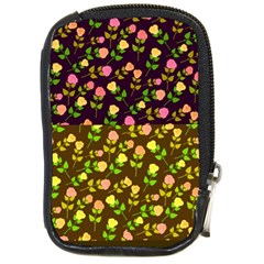 Flowers Roses Floral Flowery Compact Camera Cases by Amaryn4rt