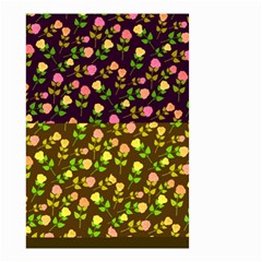 Flowers Roses Floral Flowery Small Garden Flag (two Sides)