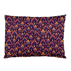 Abstract Background Floral Pattern Pillow Case (two Sides) by Amaryn4rt