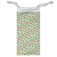 Flowers Roses Floral Flowery Jewelry Bag by Amaryn4rt