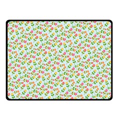 Flowers Roses Floral Flowery Double Sided Fleece Blanket (small)  by Amaryn4rt