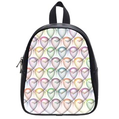 Valentine Hearts 3d Valentine S Day School Bags (small)  by Amaryn4rt