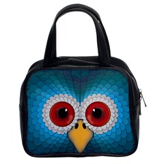 Bird Eyes Abstract Classic Handbags (2 Sides) by Amaryn4rt