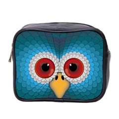 Bird Eyes Abstract Mini Toiletries Bag 2-side by Amaryn4rt