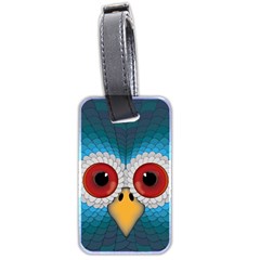 Bird Eyes Abstract Luggage Tags (two Sides) by Amaryn4rt