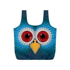 Bird Eyes Abstract Full Print Recycle Bags (s)  by Amaryn4rt