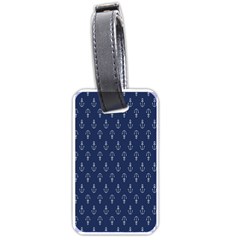 Anchor Pattern Luggage Tags (one Side)  by Amaryn4rt